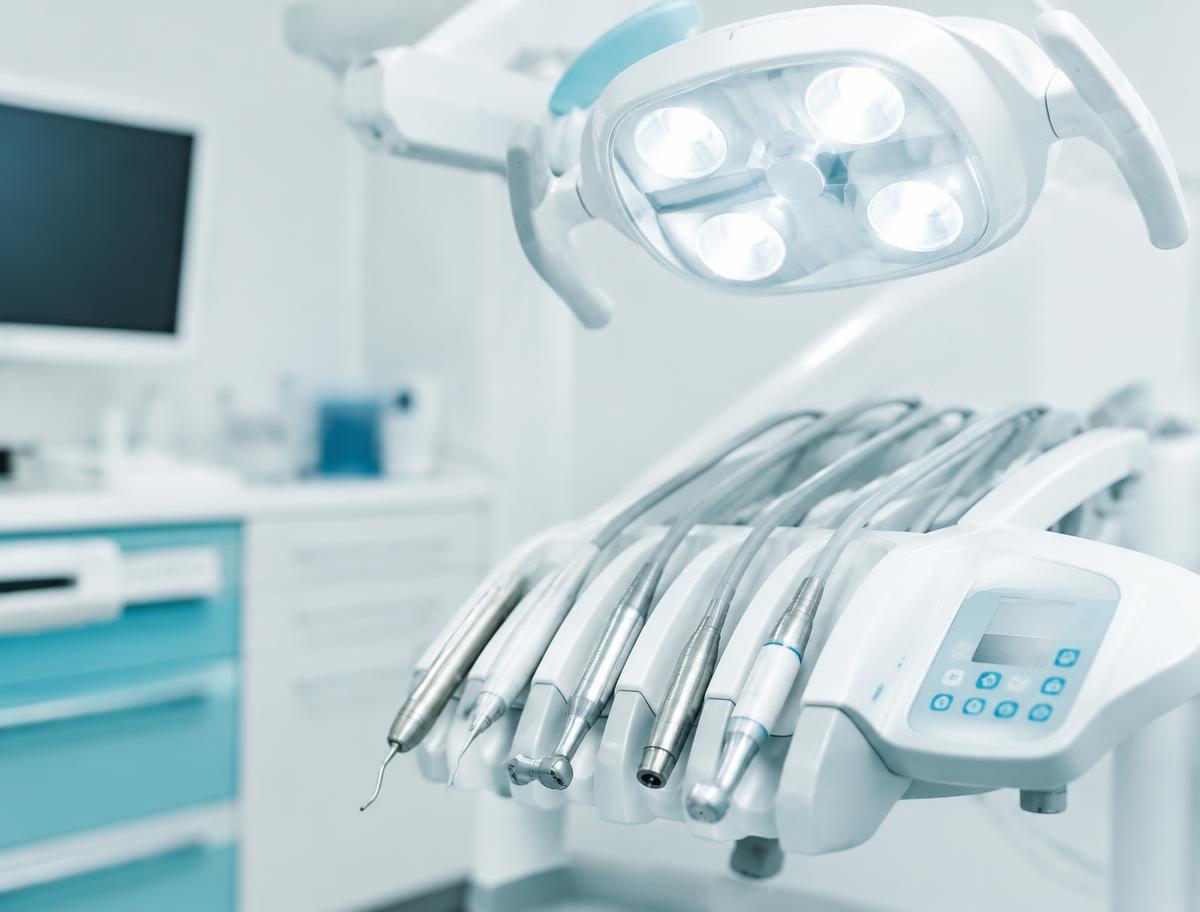 Detalle del equipo dental